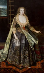 Lady genannt Margaret Stuart, Gräfin von Nottingham, um 1620